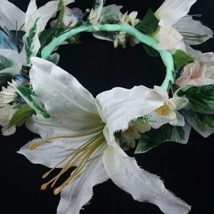 Something Blue Festival Coachella Flower Crown